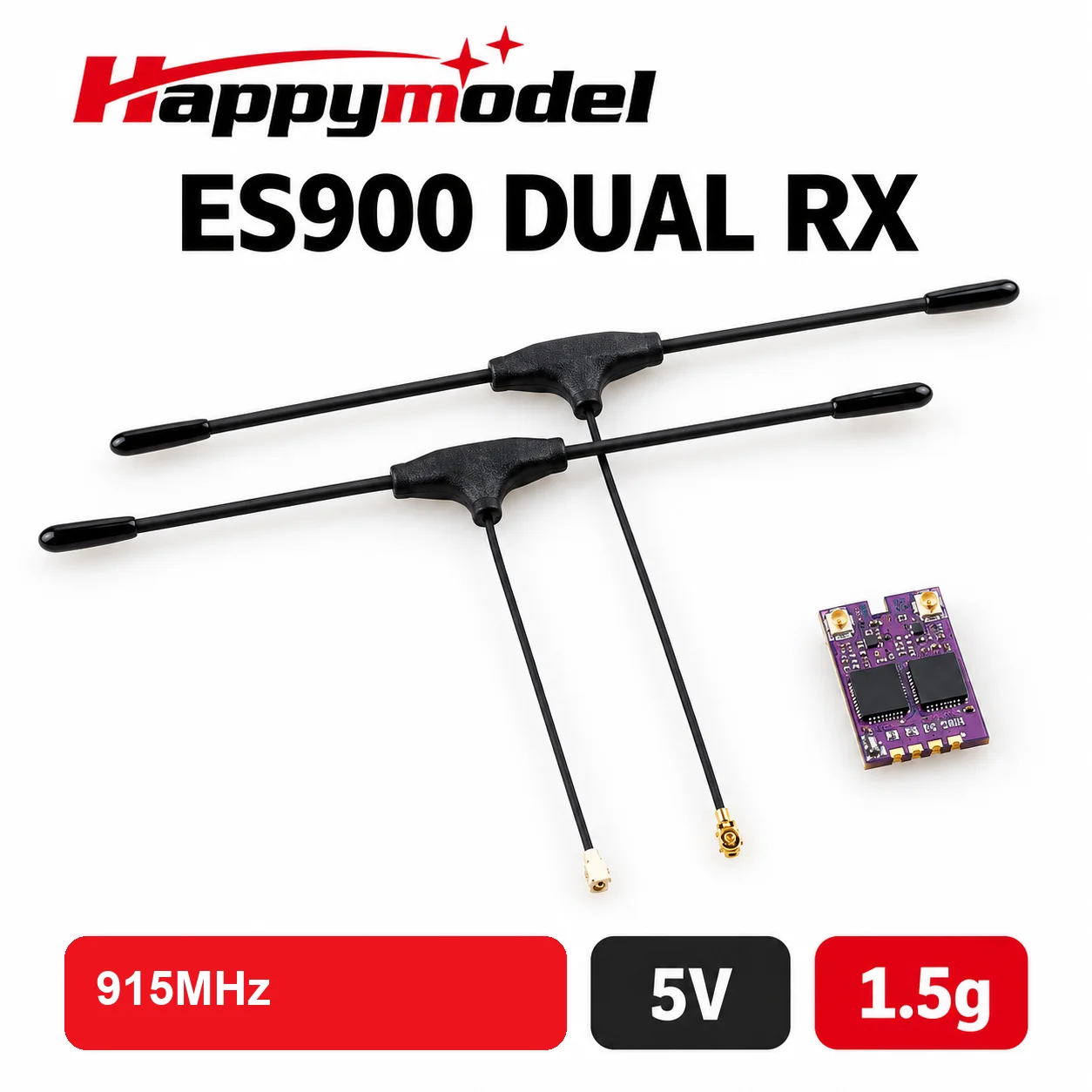 HappyModel ES900 DUAL RX ELRS  - Drone Kit Long Range 评论和价格