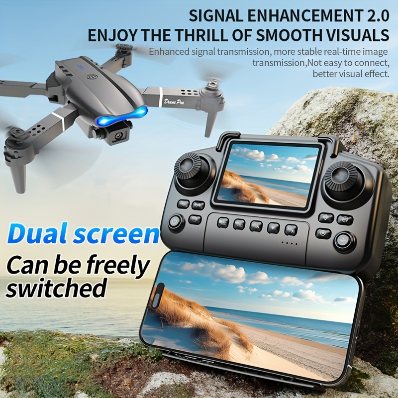 E99 PRO MAX Foldable Drone wit - Drone Kit With Camera 评论和价格